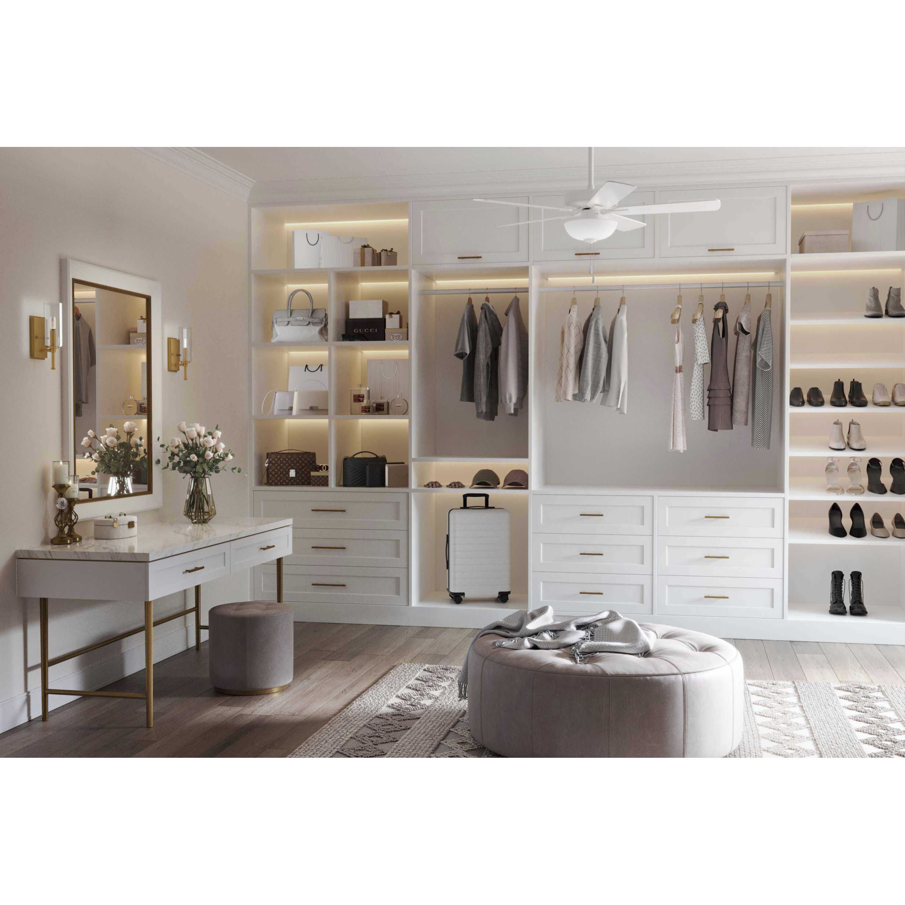 Elara 1 Light 5 inch Vintage Brass Bath Vanity Wall Light