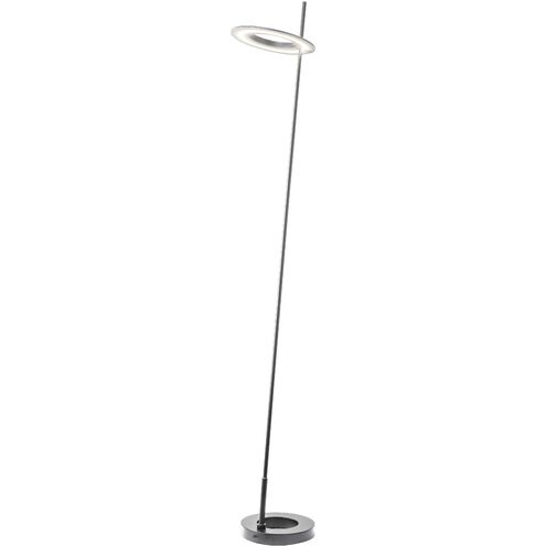 Finley 60 inch 20.00 watt Satin Chrome Floor Lamp Portable Light