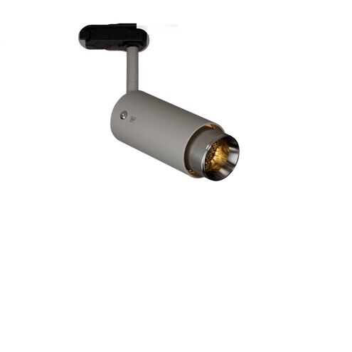 Exhaust Track 1 Light 110-120 Stone / Steel Spotlight Ceiling Light