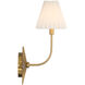 Crestwood 1 Light 8 inch Warm Brass Wall Sconce Wall Light