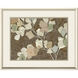 Antique Blossom Brown and Green and Neutral and Beige Framed Art