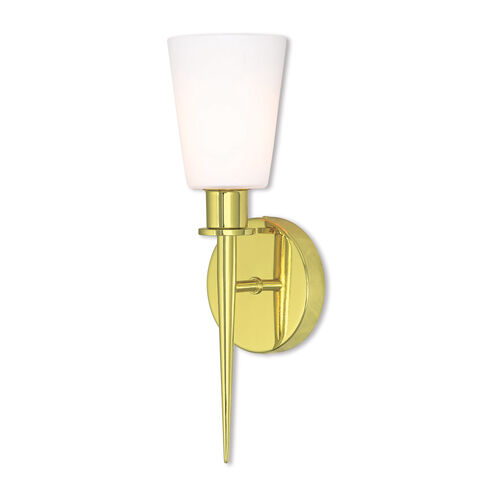 Witten 1 Light 4 inch Polished Brass ADA ADA Wall Sconce Wall Light