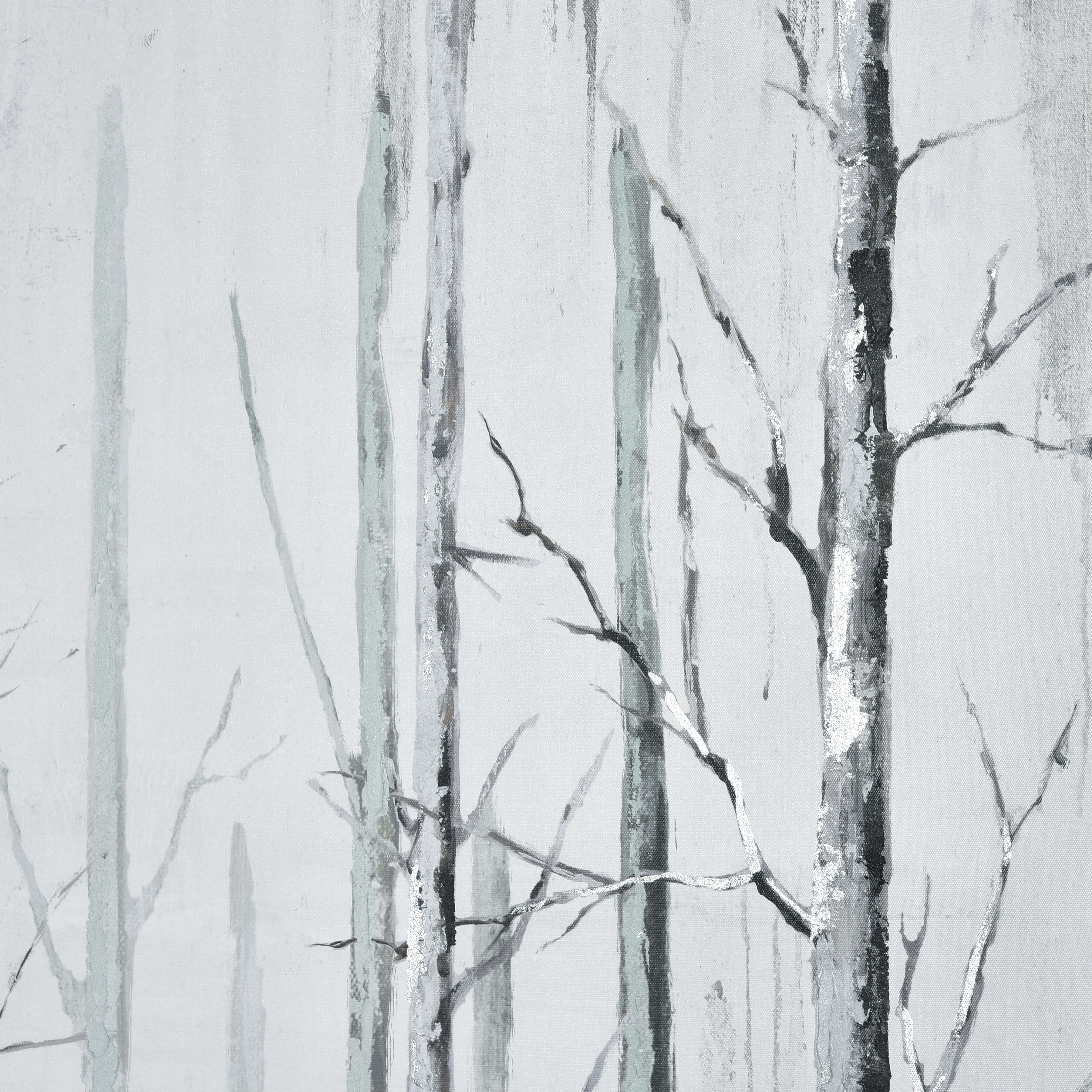 Jordan Forest Off White with Black and Antique Gold Framed Wall Art