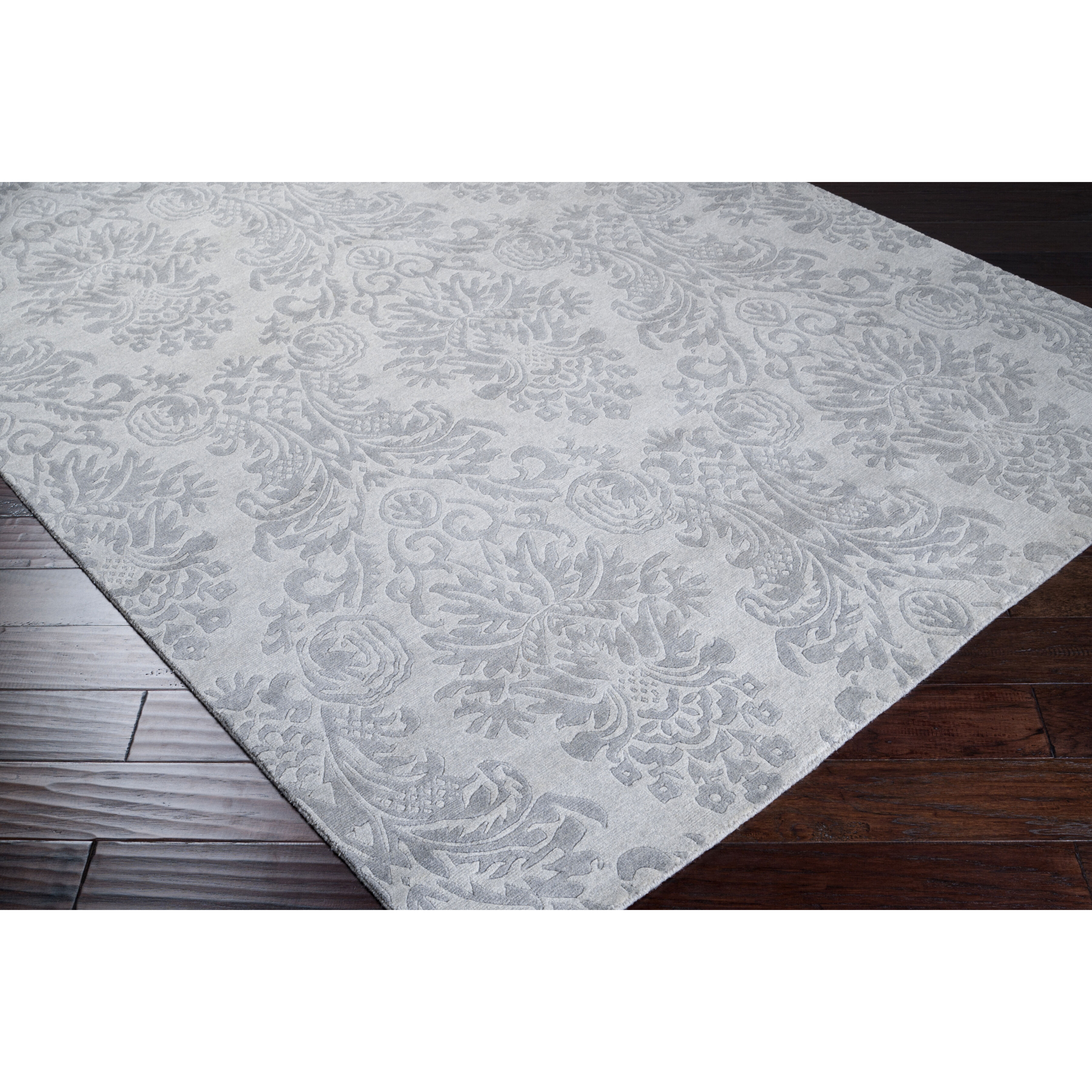 Terran Medium Gray / Charcoal Handmade Rug