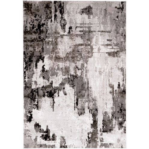 Ayda 130 X 94 inch Black/Grey Rug in 8 x 11