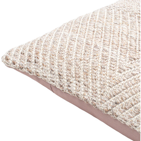 Cairn 22 X 22 inch Dusty Pink/Beige Accent Pillow