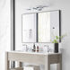 Sean Lavin Kamden LED 31.4 inch Chrome Bath Light Wall Light in LED 90 CRI 3000K, Integrated LED