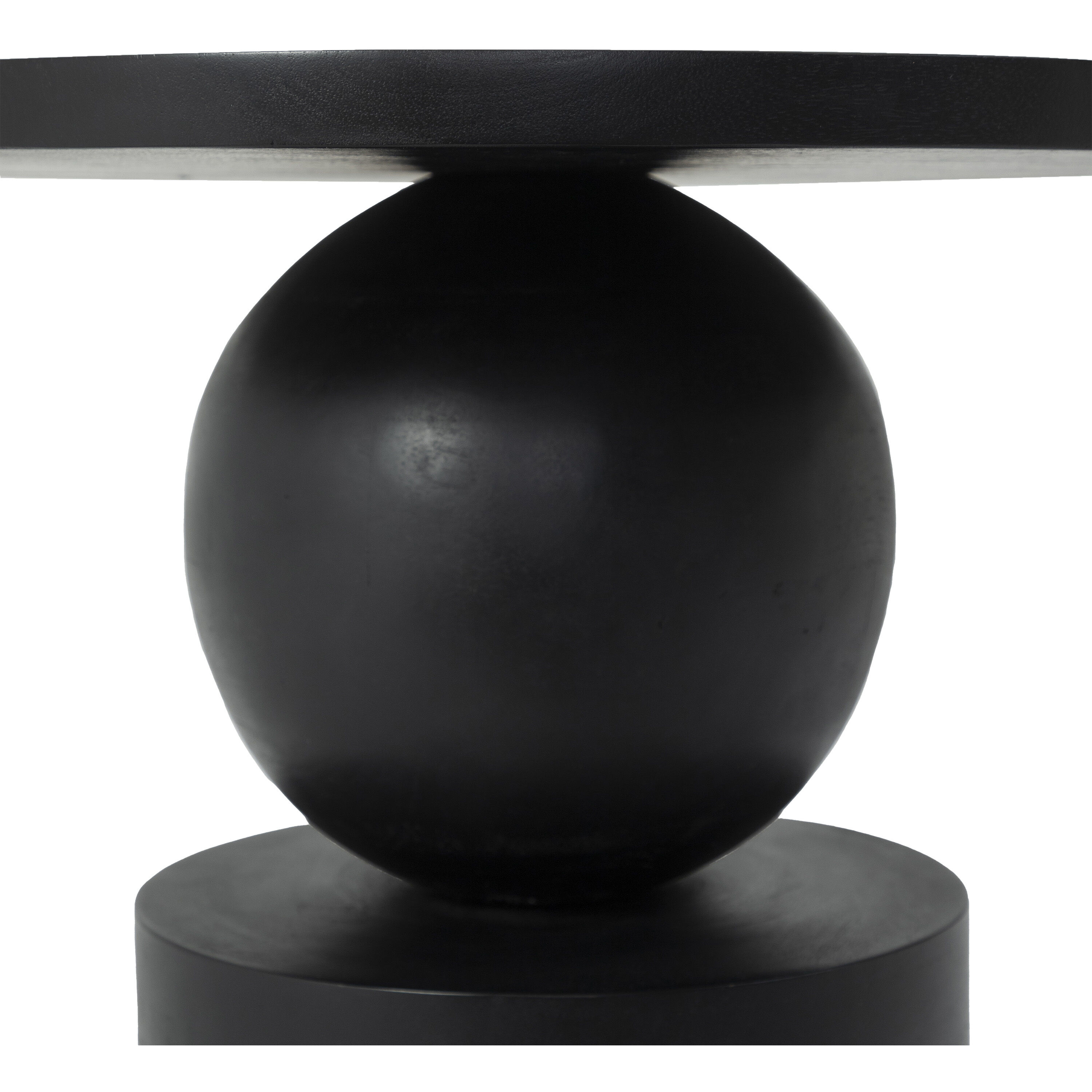 Paola 22 X 20 inch Black Side Table