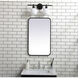 Evermore 30 X 18 inch Black Mirror