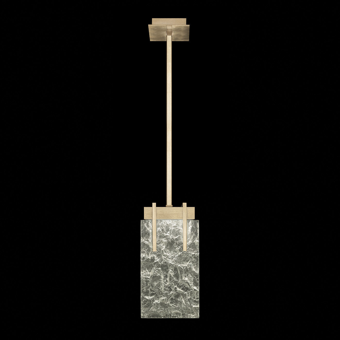 Terra LED 7.75 inch Gold Pendant Ceiling Light