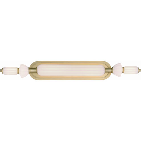 Lansdowne 1 Light 31 inch Gold Vanity Light Wall Light