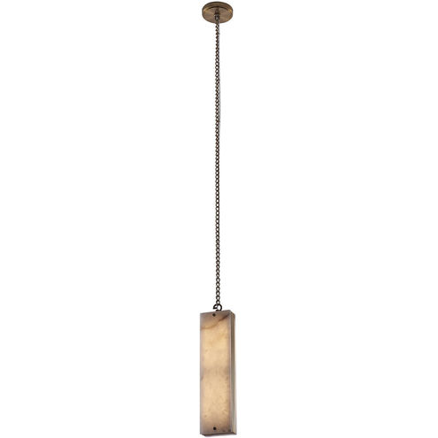 Vertical 5 inch Winter Brass Pendant Ceiling Light
