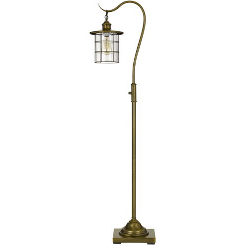 Silverton 60 inch 60 watt Rubbed Antiqued Brass Floor Lamp Portable Light