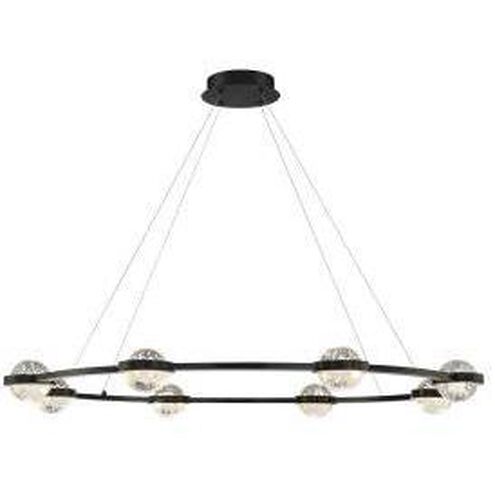 Circolo LED 47.5 inch Black Chandelier Ceiling Light