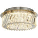 Alya LED 11.81 inch Polished Nickel Flush Mount Ceiling Light