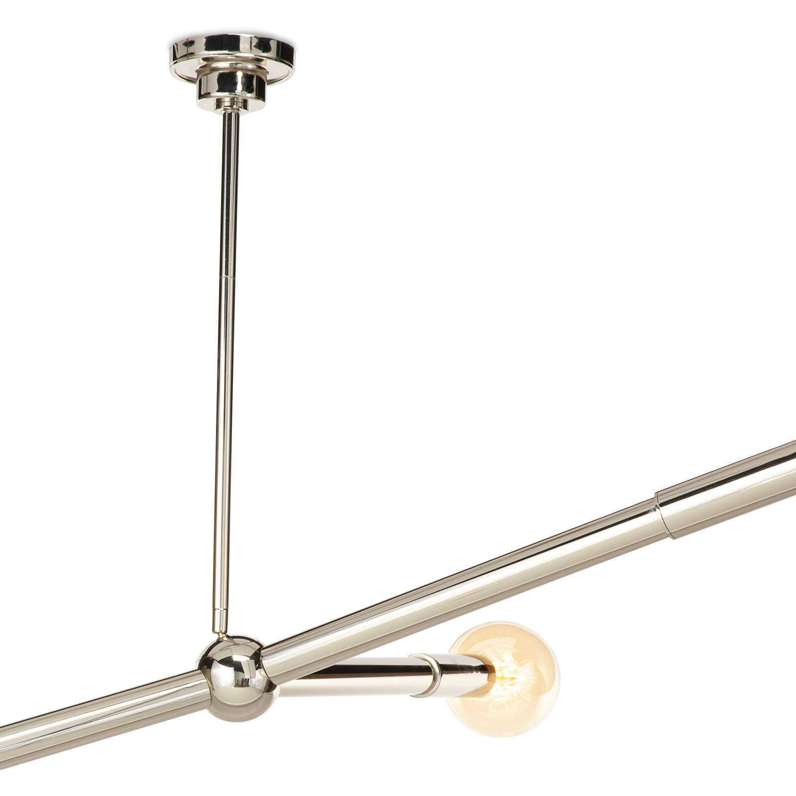 Talon 3 Light 51.25 inch Polished Nickel Chandelier Ceiling Light