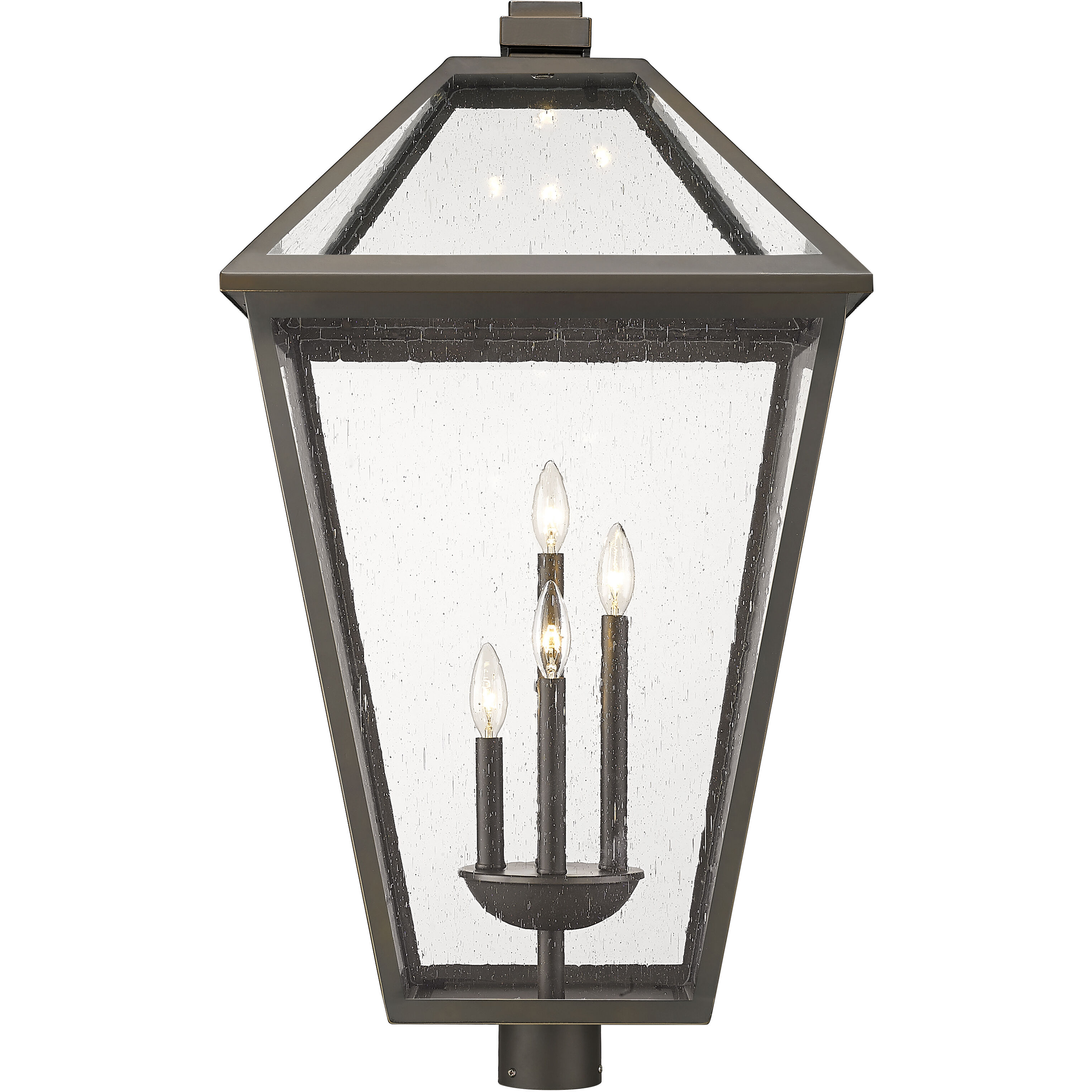 Talbot 4 Light 34.25 inch Oil Rubbed Bronze Outdoor Post Mount Fixture