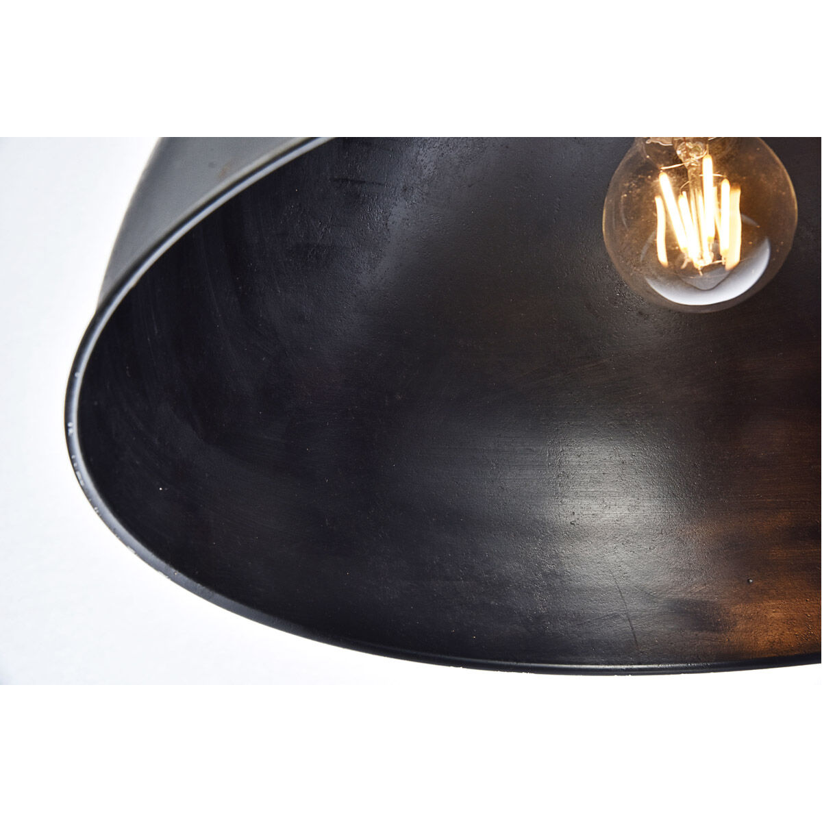 Merce 1 Light 15 inch Vintage Black Pendant Ceiling Light