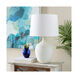 Ives 27.5 inch 100 watt White Table Lamp Portable Light