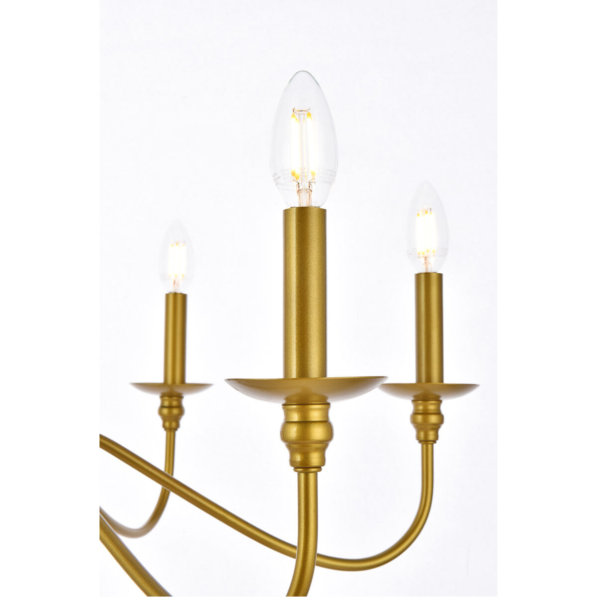 Rohan 6 Light 30 inch Brass Chandelier Ceiling Light 