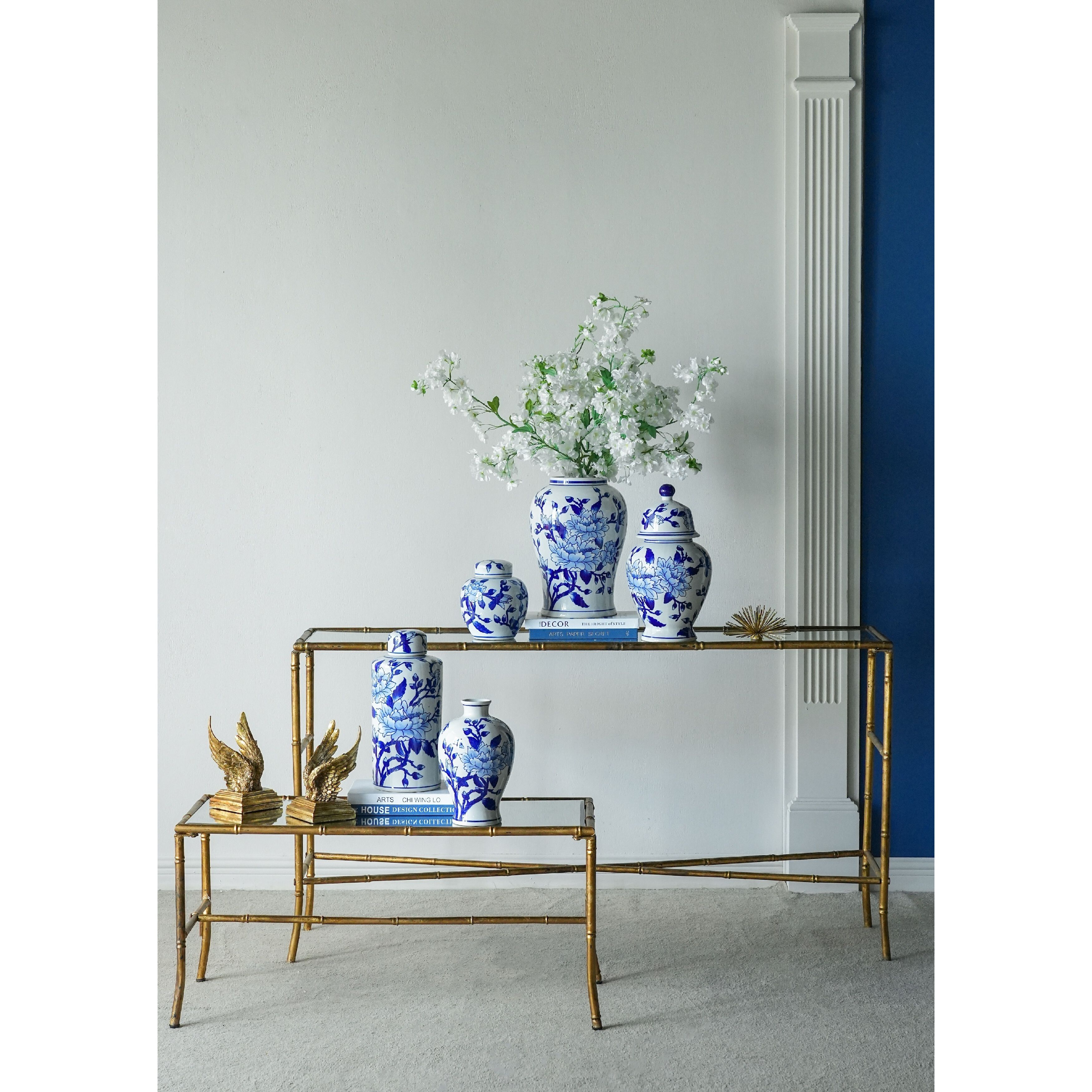 Curved 13 X 8 inch Vase