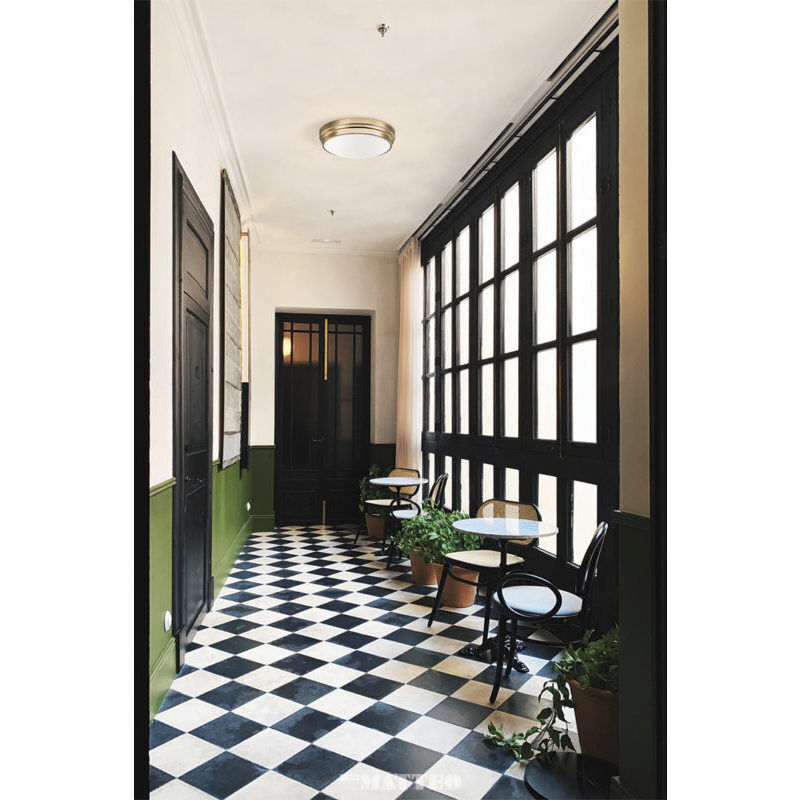 Fresh Colonial 3 Light 17 inch Aged Gold Brass Flush Mount Ceiling Light