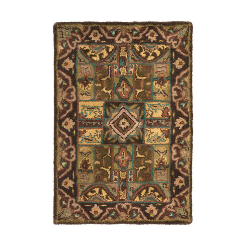 Edda 180 X 144 inch Olive/Dark Brown/Sage/Tan/Emerald/Camel/Khaki Rugs, Wool