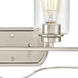 Market Square 4 Light 28 inch Brushed Nickel Vanity Light Wall Light