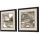 Urban Reflection Brown and Beige and Neutral and Gray Framed Art, Propac