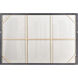 Wilkes Black with Ochre Framed Wall Art