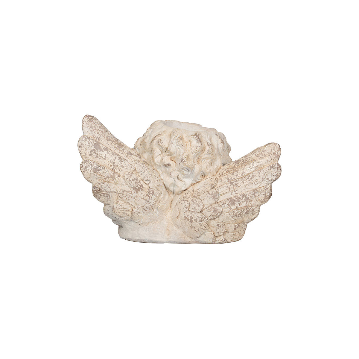 Sleeping Cherub Cream Outdoor Planter