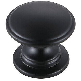 Kaid Matte Black Hardware Cabinet Knob, Set of 10