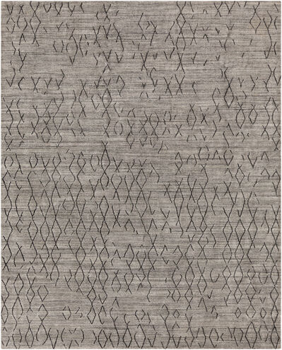 Pokhara 108 X 72 inch Gray Rug in 6 X 9, Rectangle
