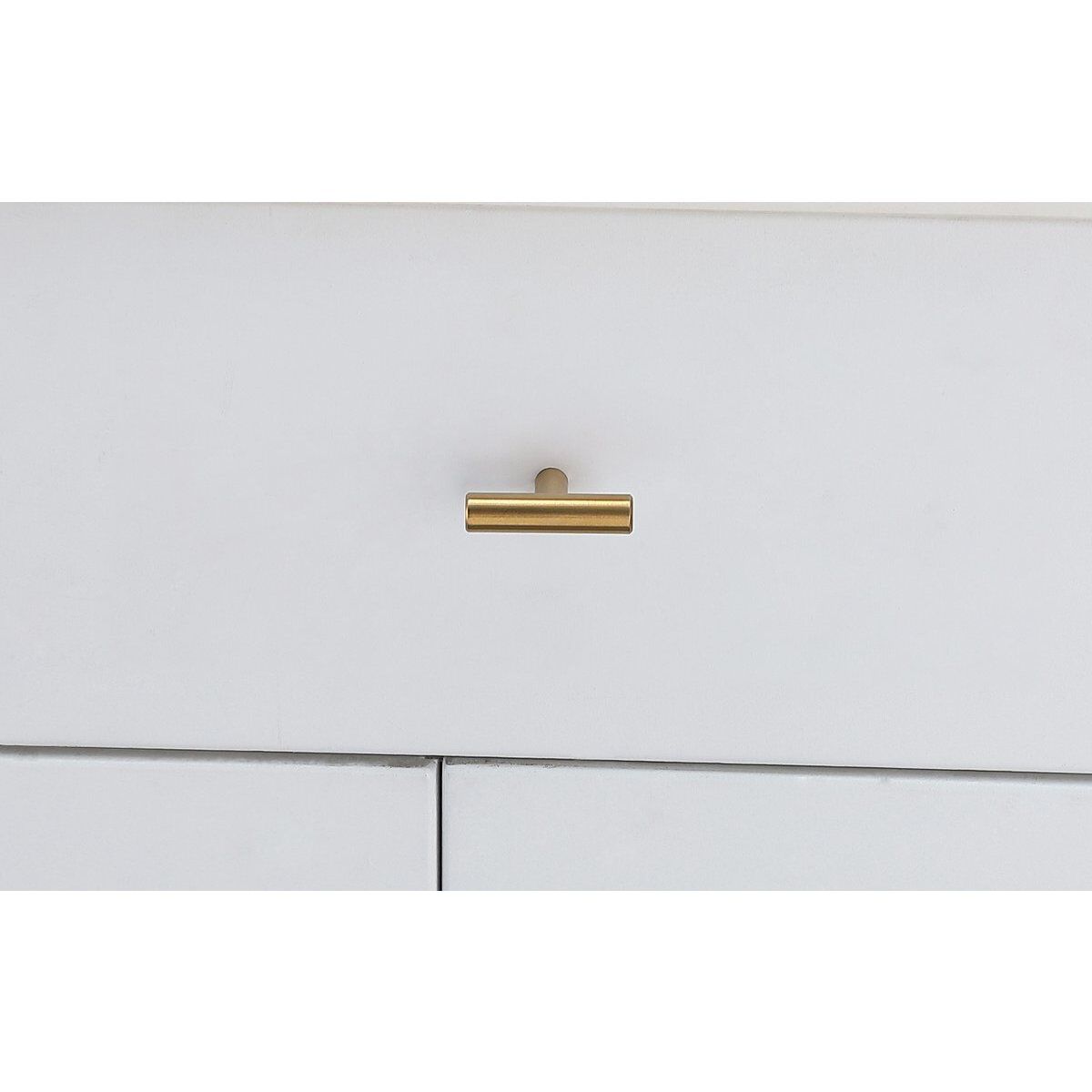 Quinn Brass Hardware Drawer Pull, Set of 10