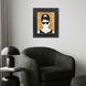Icon Blonde Bombshell / Icon Fashion Favourite / Icon Silent Star / Icon The King Black and White Framed Art, Propac