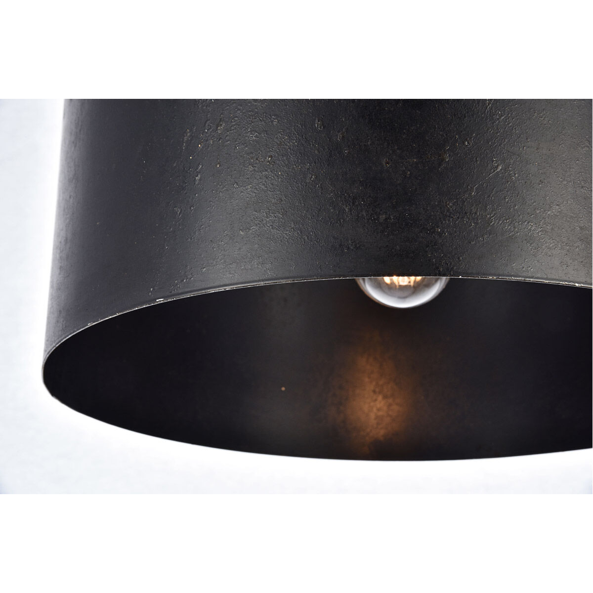 Miro 1 Light 15 inch Vintage Black Pendant Ceiling Light