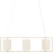 Monreale 3 Light 49 inch White Chandelier Ceiling Light