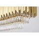 Canada LED 12.3 inch Gold Chandelier Ceiling Light