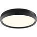 Skylight 14 inch Satin Dark Gray Flush Mount Ceiling Light