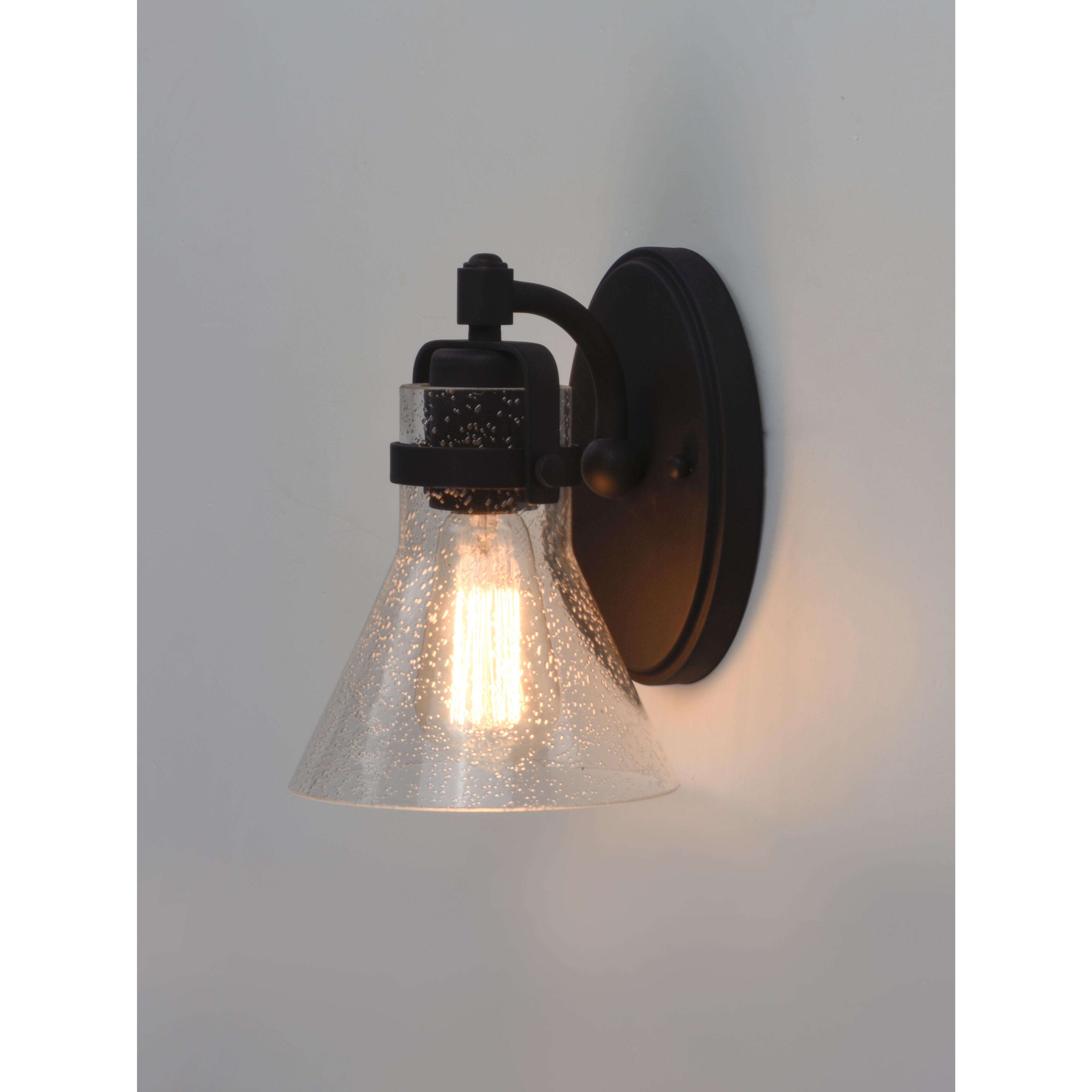 Seafarer 1 Light 7 inch Oil Rubbed Bronze Bath Vanity Wall Light in Without Bulb