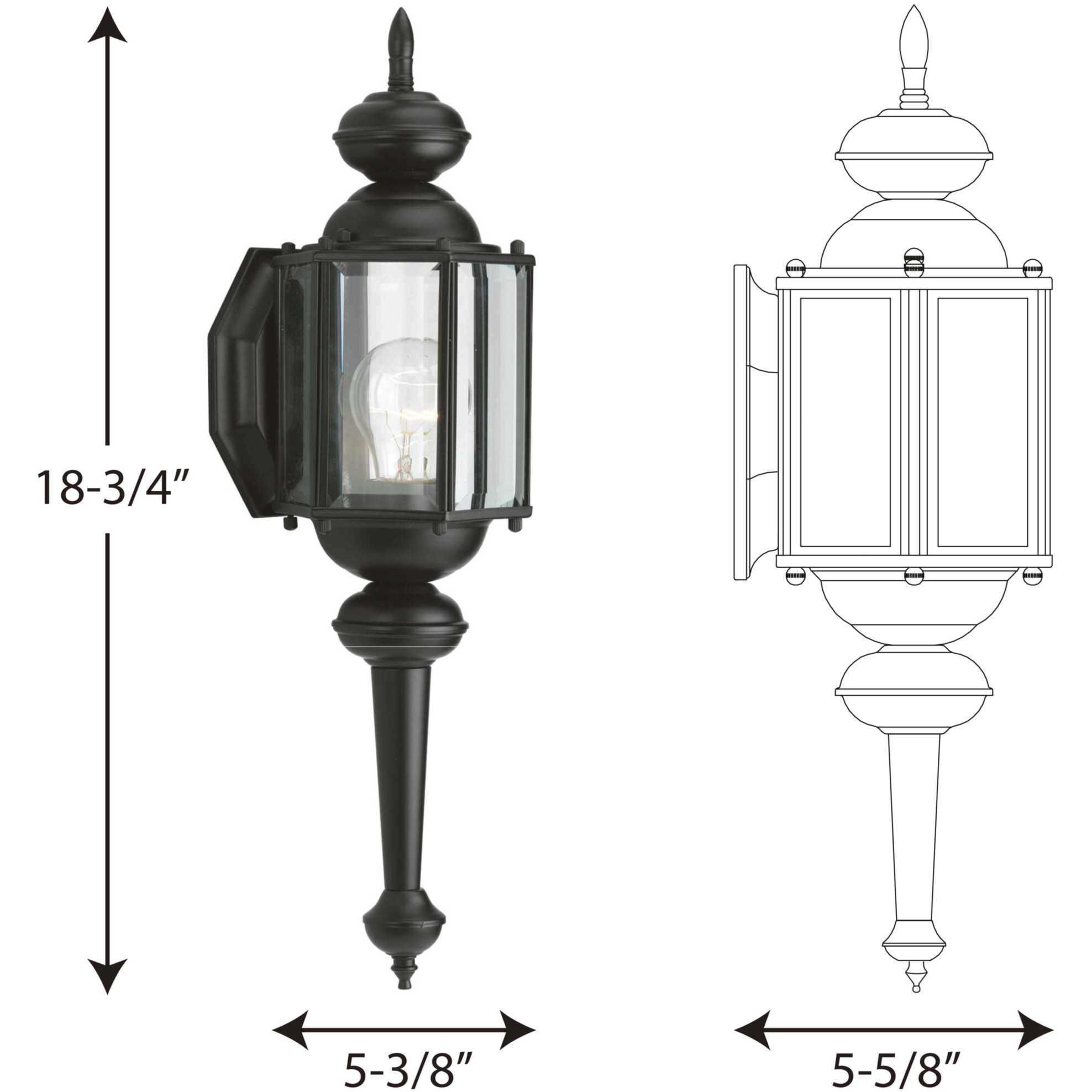 BrassGUARD Outdoor Wall Lantern