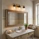 Brickell 3 Light 22 inch Warm Brass Bathroom Vanity Light Wall Light