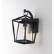 Artisan 1 Light 12.25 inch Black Outdoor Wall Mount