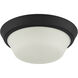 Edessa 2 Light 12 inch Black Flush Mount Ceiling Light