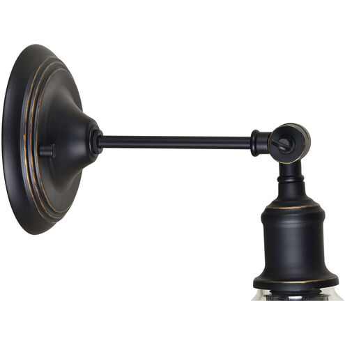 Renta 1 Light 7 inch Oil Rubbed Bronze Wall Sconce Wall Light, Small