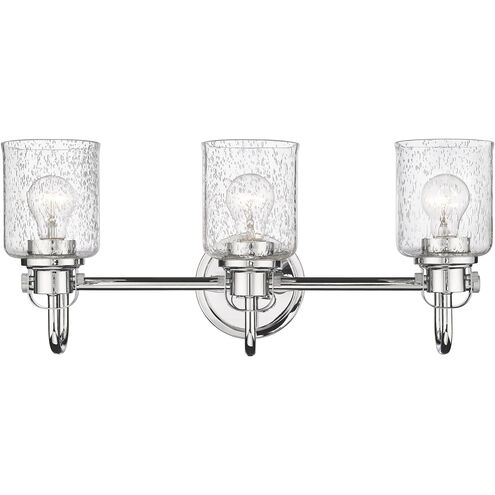 Kinsley 3 Light 22 inch Chrome Vanity Wall Light