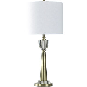 Cameron 33 inch 150.00 watt Brushed Gold Table Lamp Portable Light
