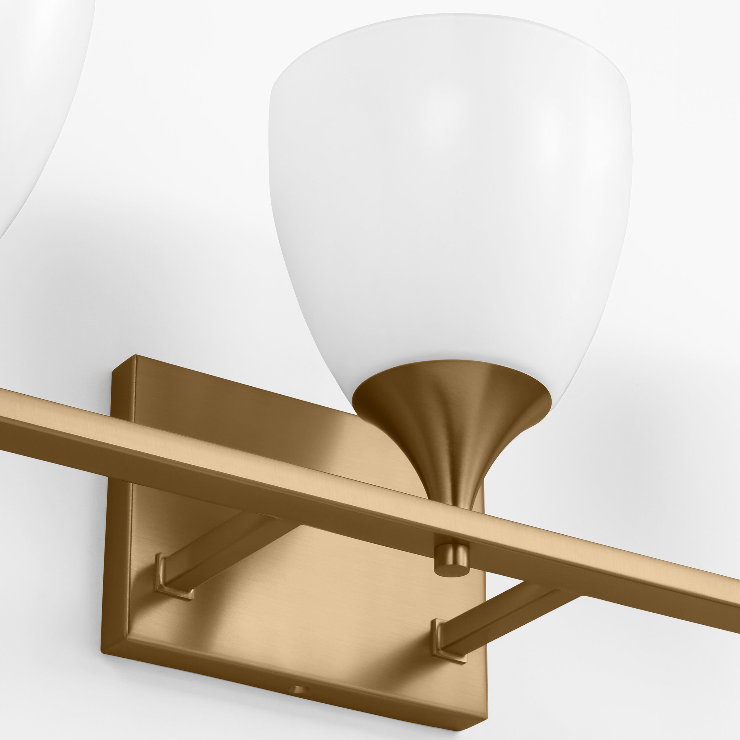 Drew & Jonathan Toffino 3 Light 26 inch Satin Brass Wall Bath Fixture Wall Light