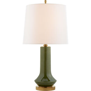 Thomas O'Brien Luisa 31.25 inch 60 watt Emerald Green Table Lamp Portable Light, Large