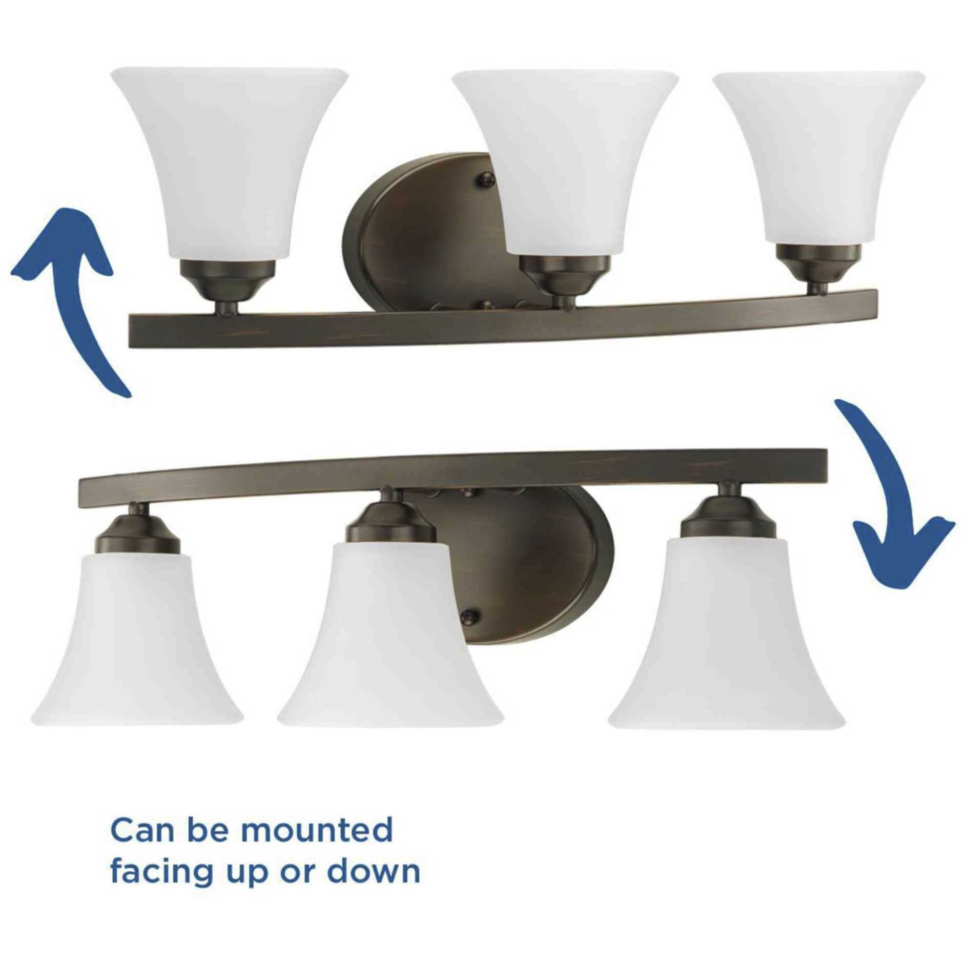 Adorn 3 Light 21.5 inch Antique Bronze Bath Vanity Wall Light